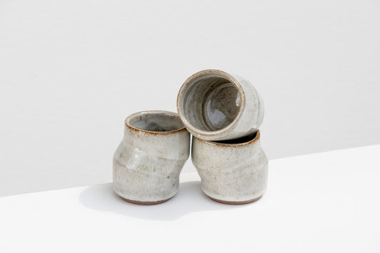 Set of 3 Angled Espresso Cups