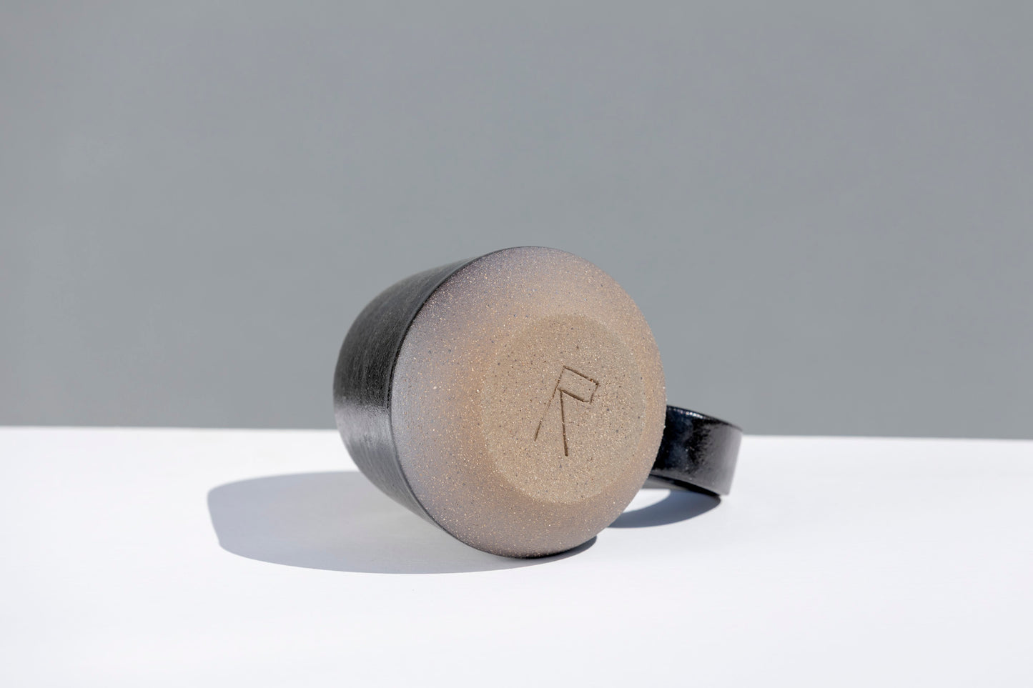 Set of 2 Matte Black Mugs #01