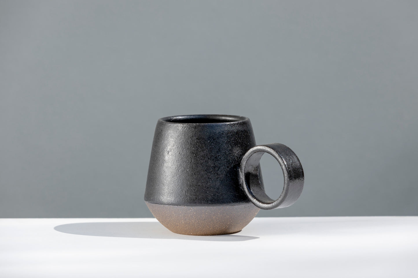 Set of 2 Matte Black Mugs #01