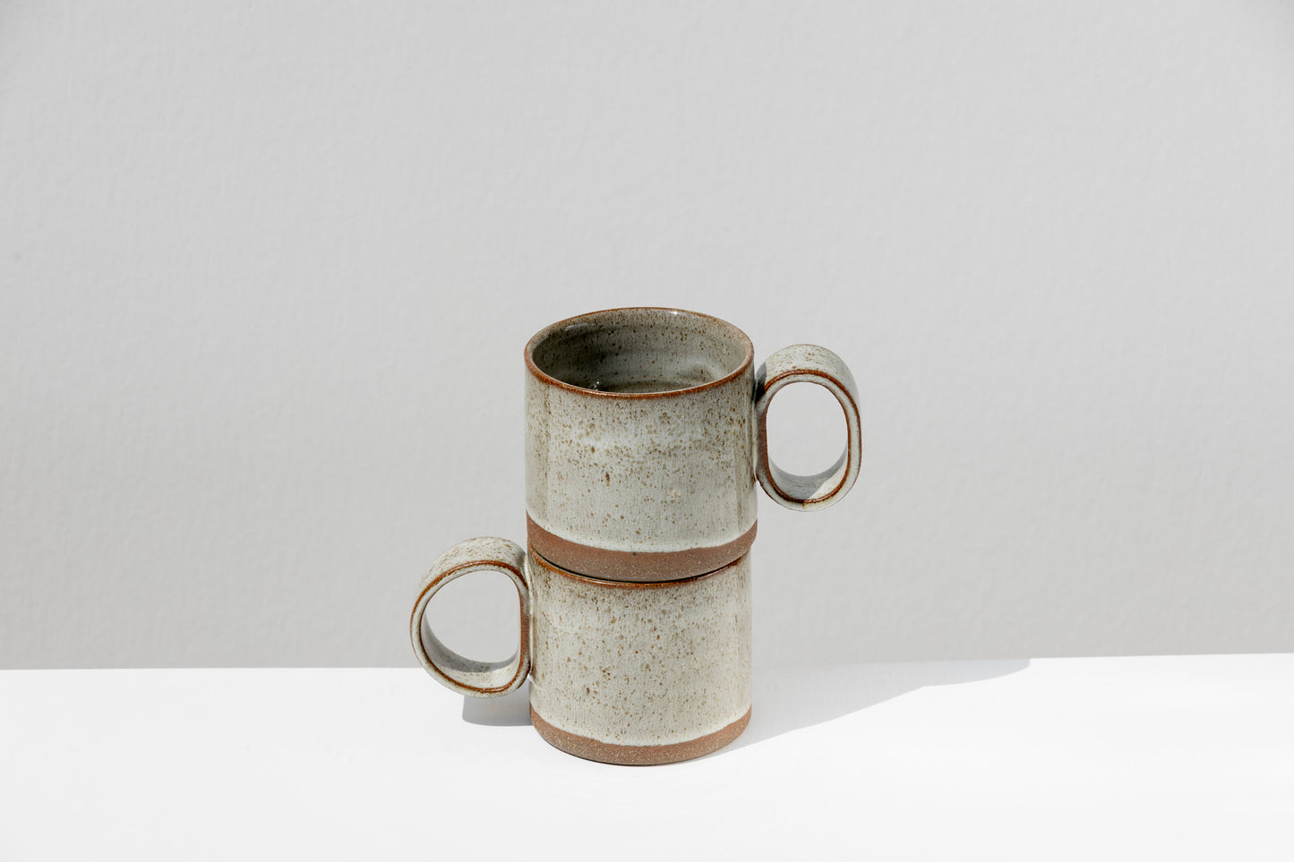 Set of 2 Speckled Stoneware Mugs