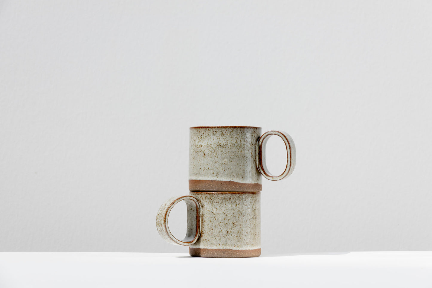 Set of 2 Speckled Stoneware Mugs