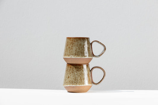 Set of 2 Speckle Glaze Mugs #02