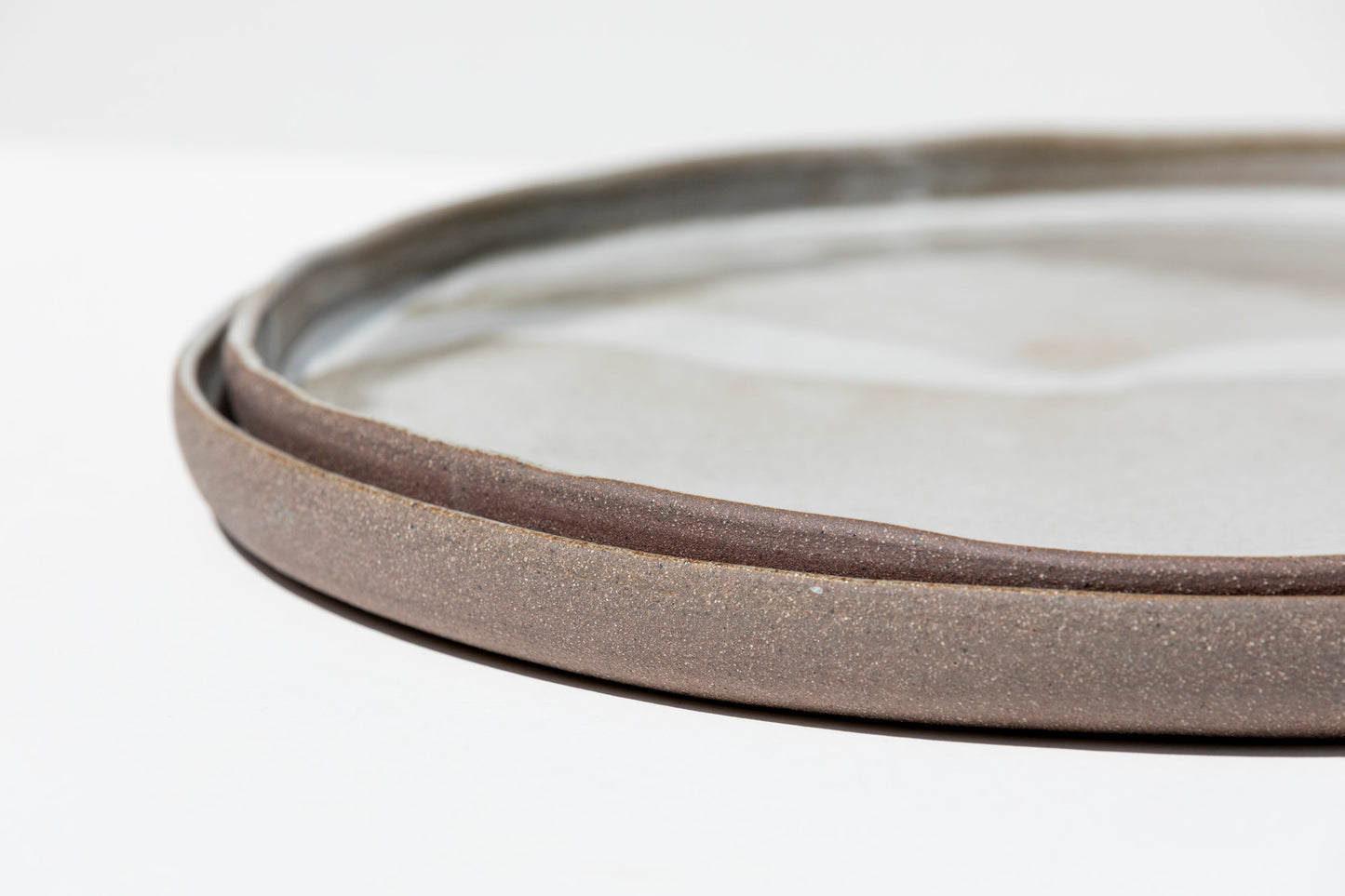 Set of 2 Speckled Dinner plates #04