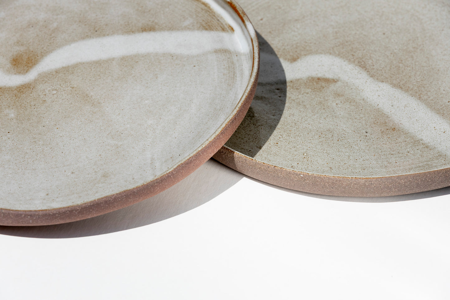 Set of 2 Speckled Dinner plates #04