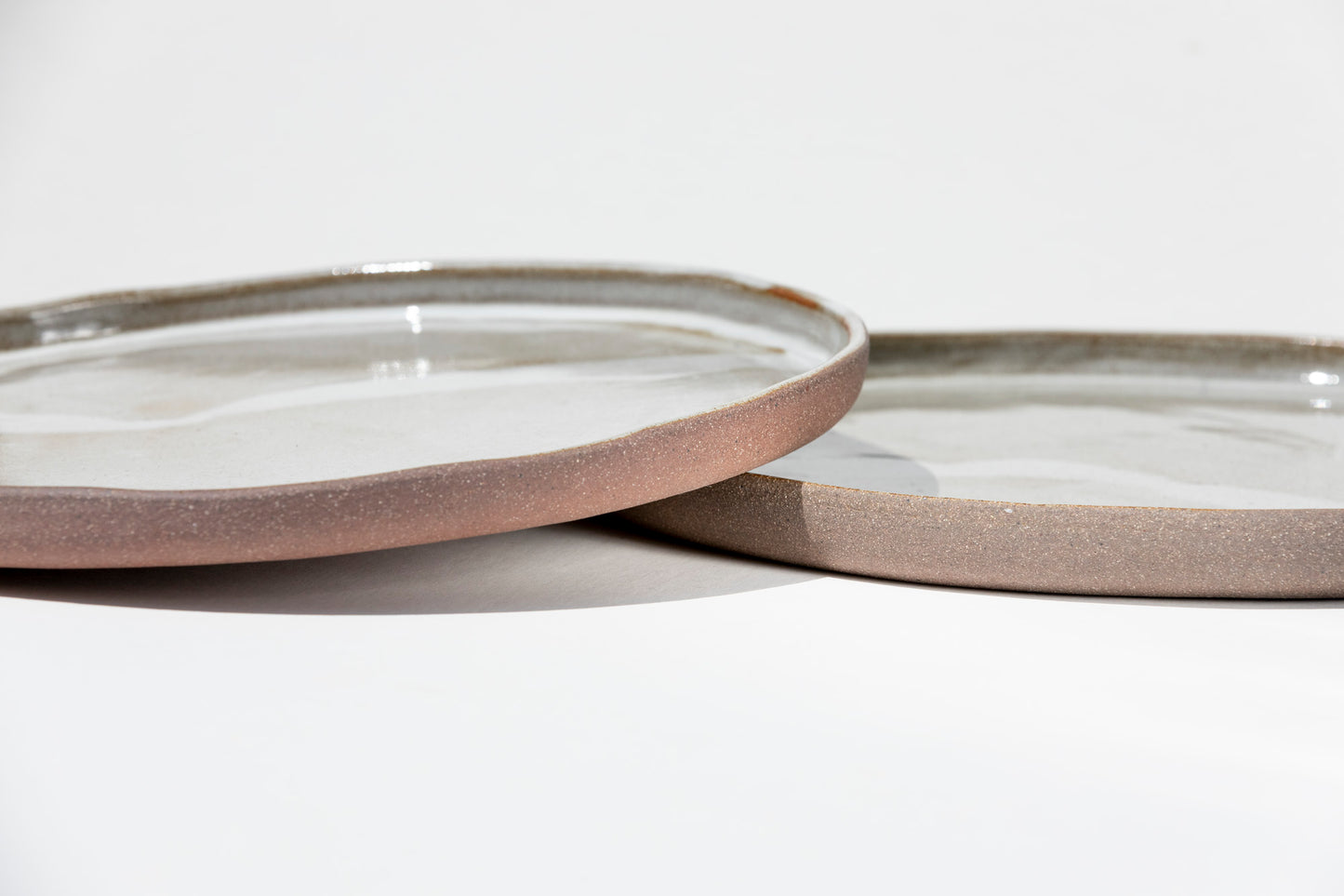 Set of 2 Speckled Dinner plates #04