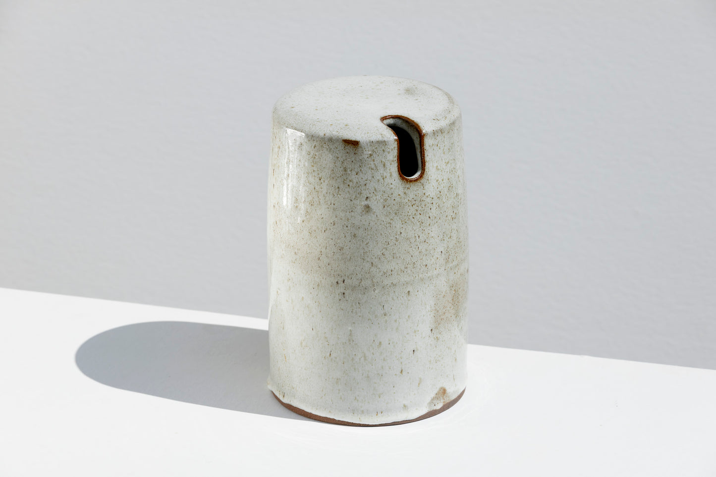 Short Speckle White Vases