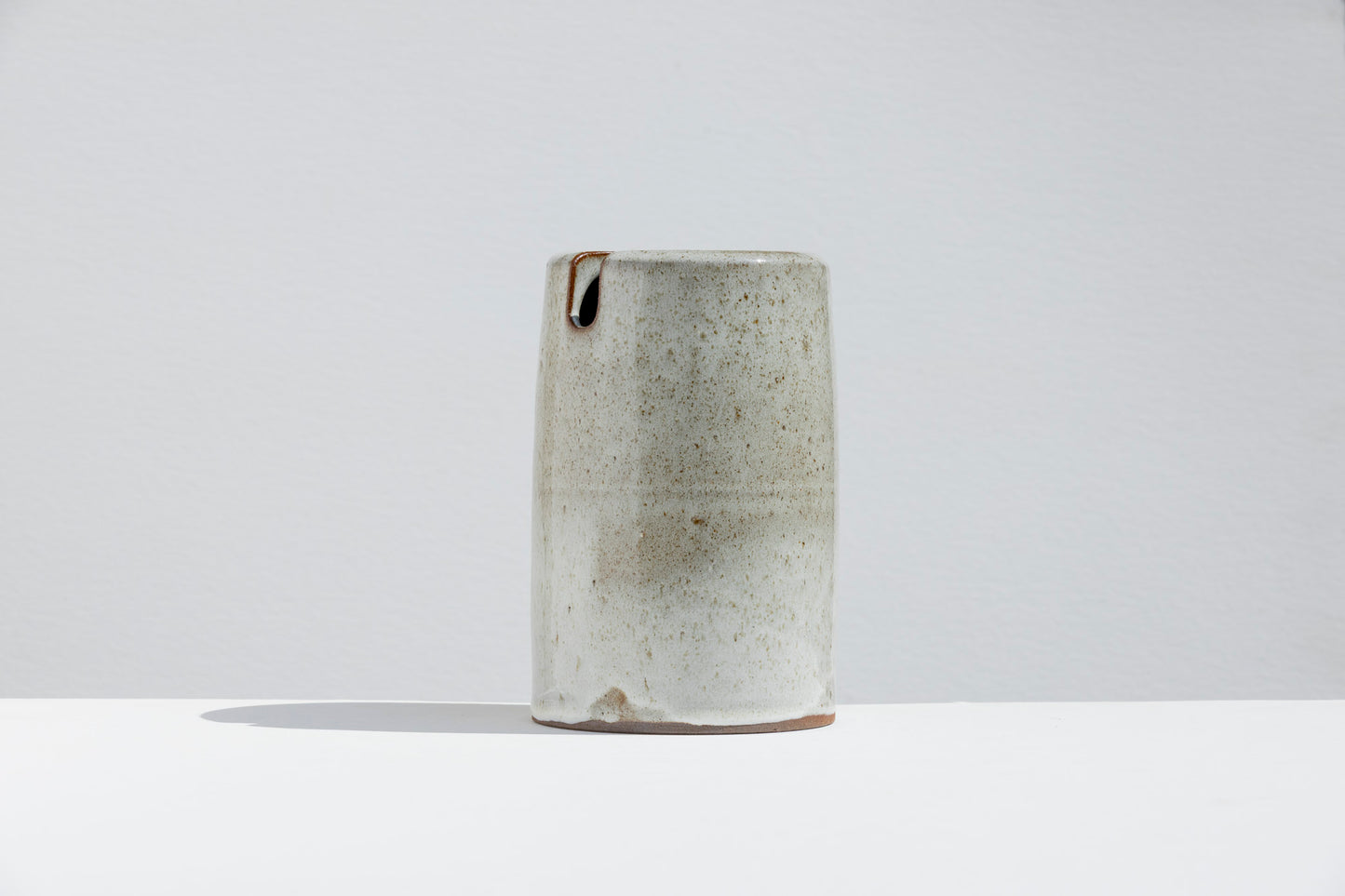 Short Speckle White Vases