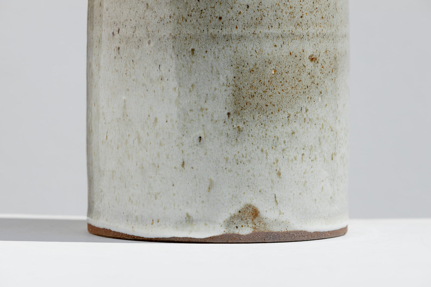 Short Speckle White Vases