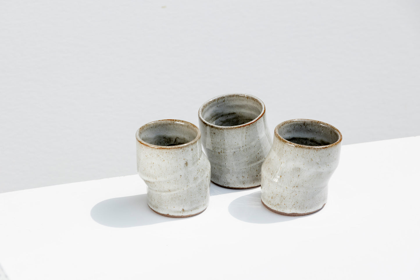 Set of 3 Angled Cortado Cups