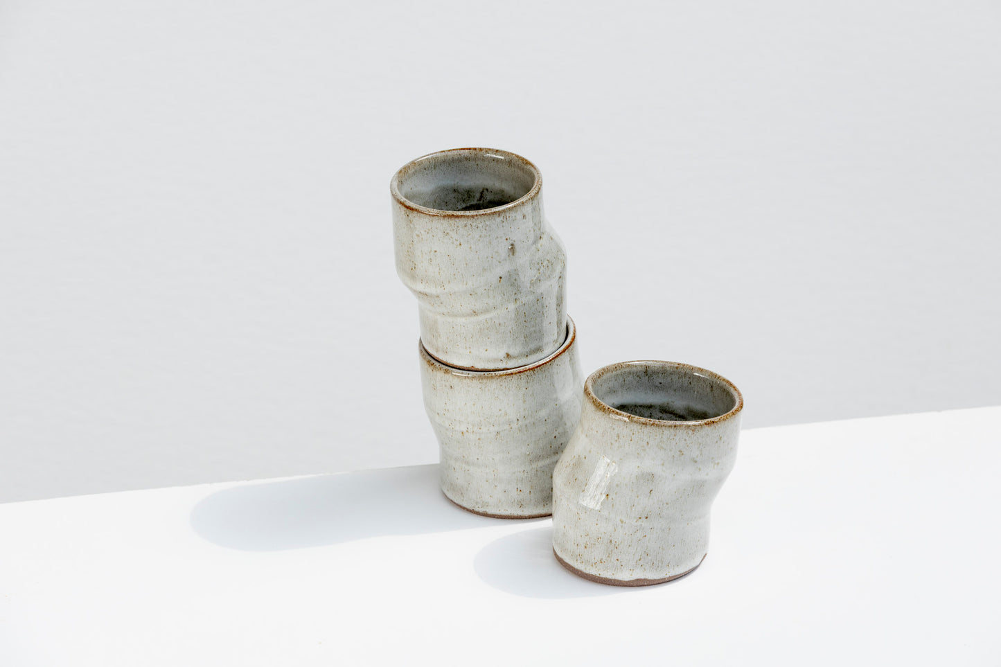 Set of 3 Angled Cortado Cups