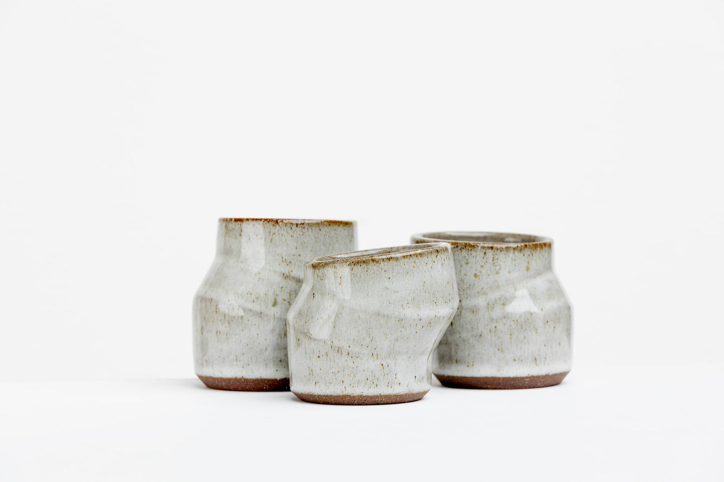 Set of 3 Angled Espresso Cups