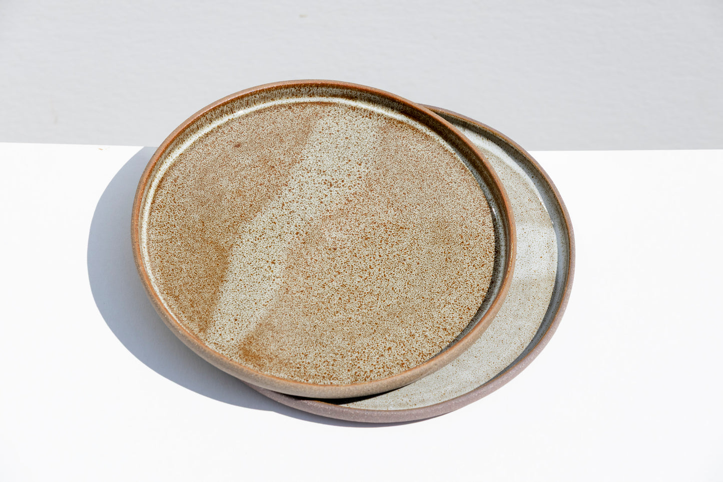 Set of 2 Speckled Side plates #03